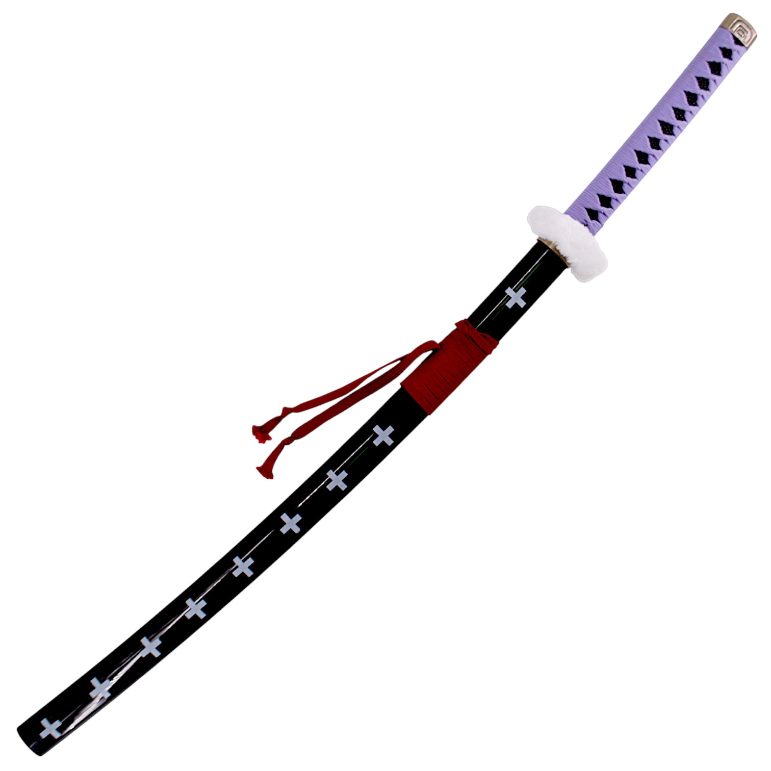 Katana de bambu preto Trafalgar Law de One Piece