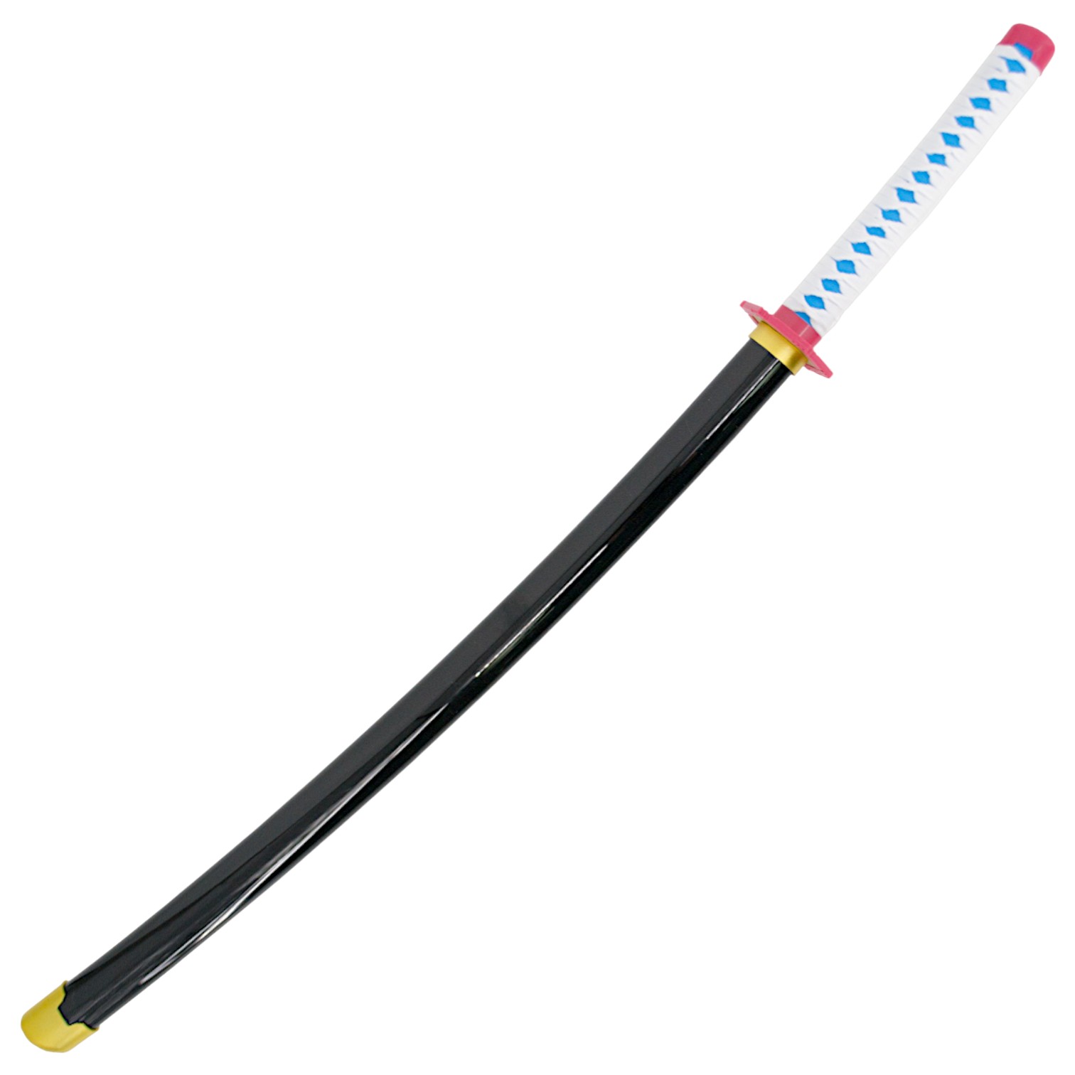 Demon Slayer Tomioka Giyuu Black and Pink Bamboo Katana