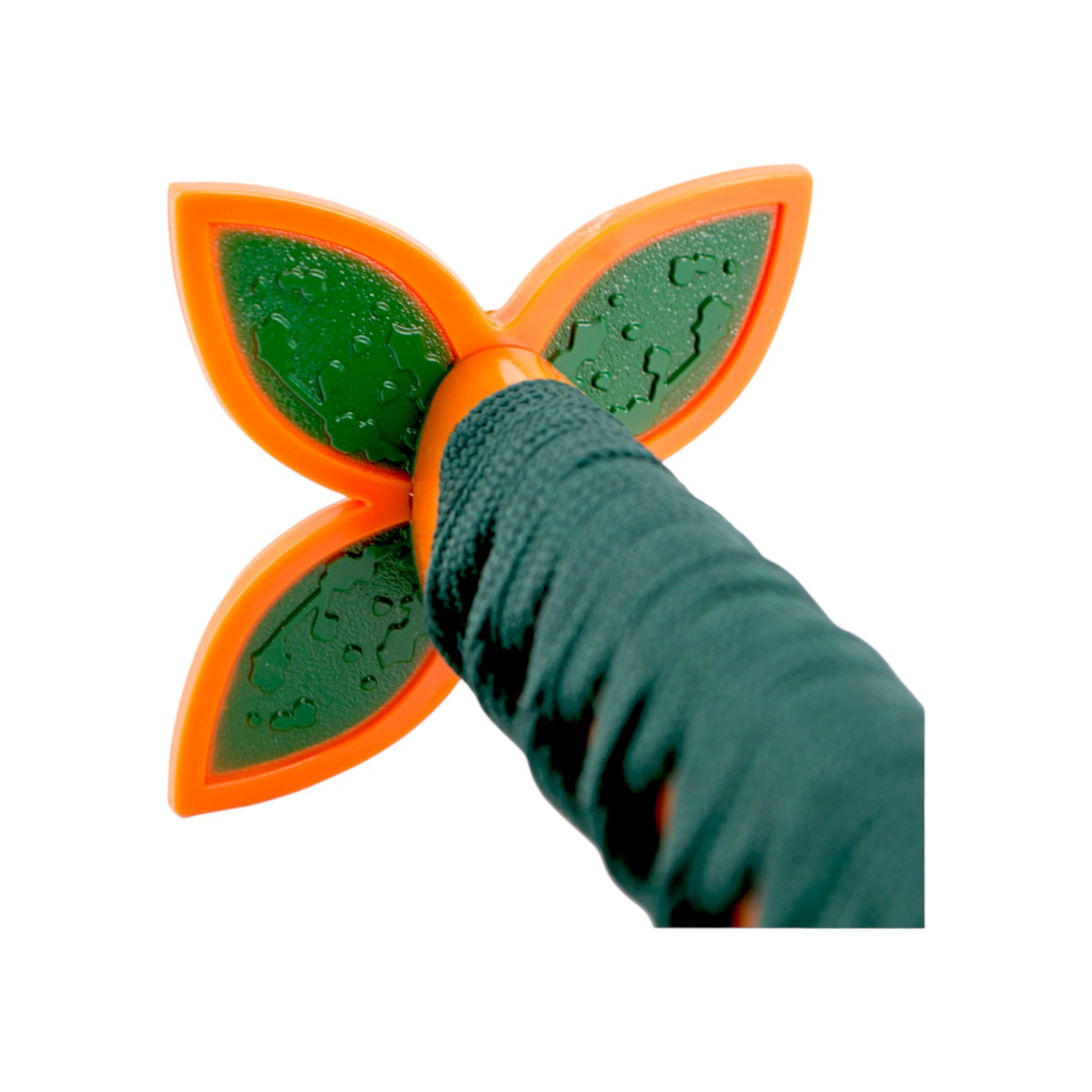 Katana de bambu Demon Slayer Kochou Shinobu verde y blanca