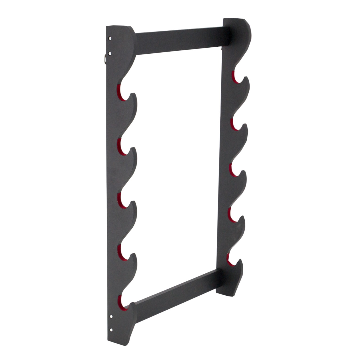 Expositor de pared para 5 katanas