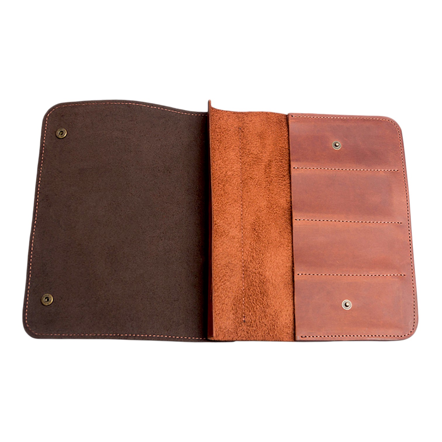 Estuche de cuero para guardar 4 herramientas Beavercraft