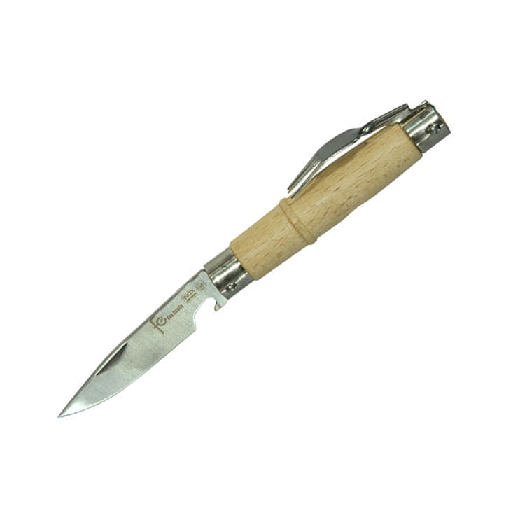 Navaja Don Benito con mango de madera de haya con tenedor y hoja ...