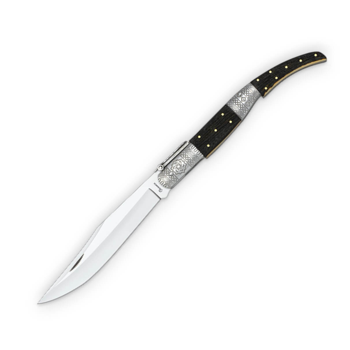 Decorated Arabian pocket Knife No. 4 Ratchet Stag Pattern