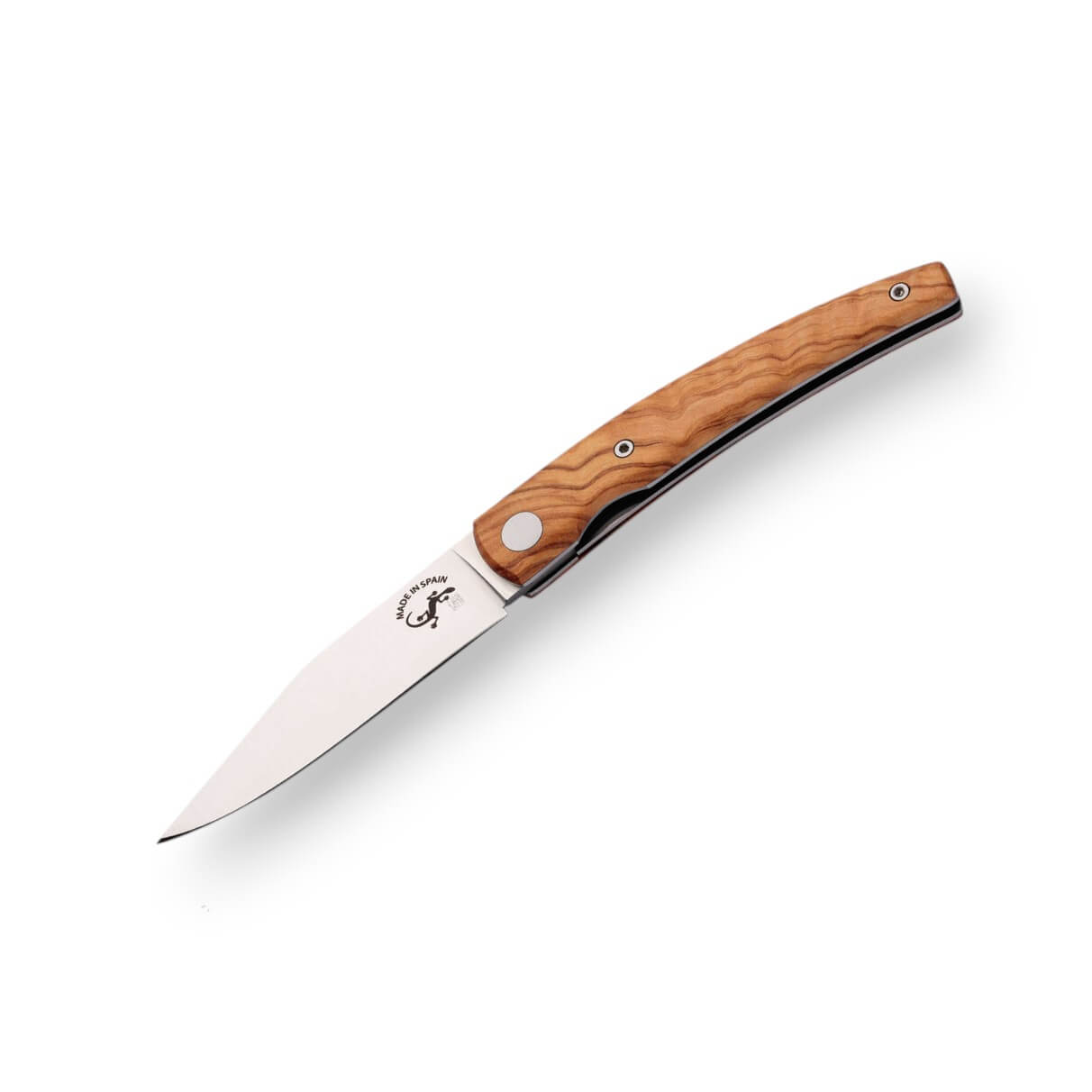 Navaja de bolsillo Lola con mango de madera de olivo y hoja de 7....