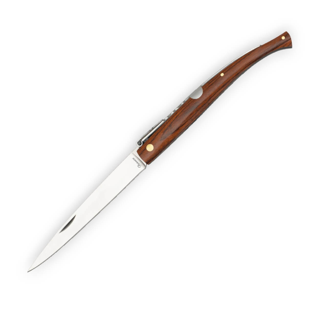 Navaja estilete con hoja de 12 cm y mango de estamina roja