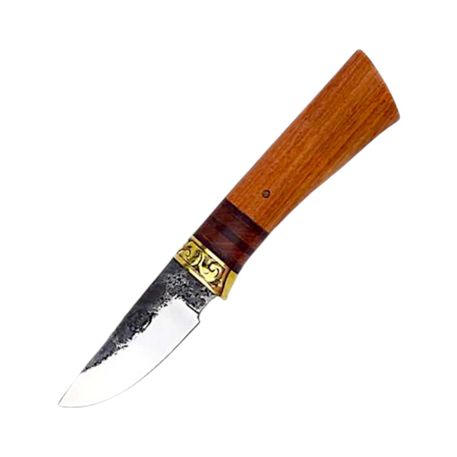 Cuchillo NORDIC + BRONZE con hoja de 8.5cm y mango de madera de p...