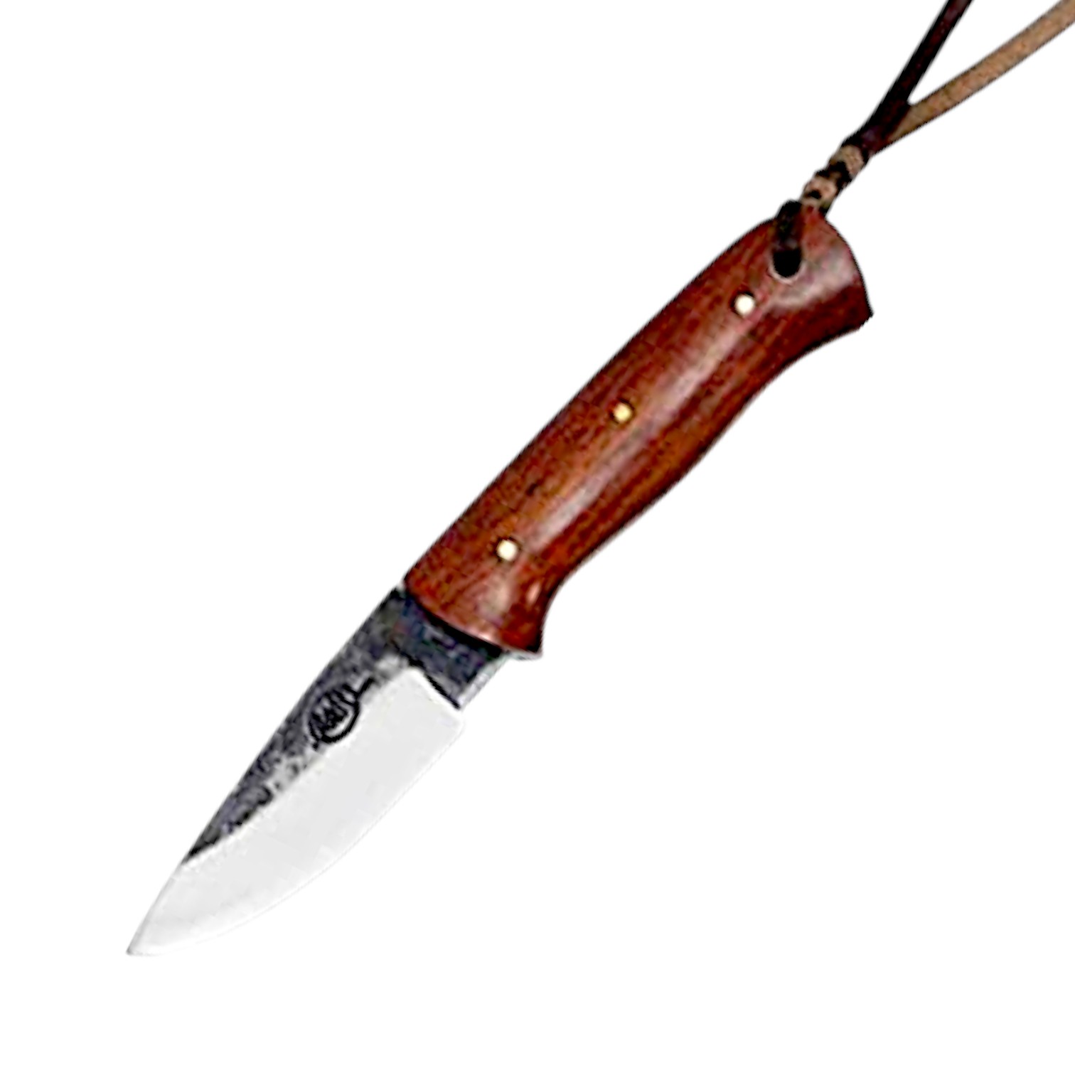 Cuchillo VANAK 3 BIG con hoja de 8cm y mango de madera de palisan...