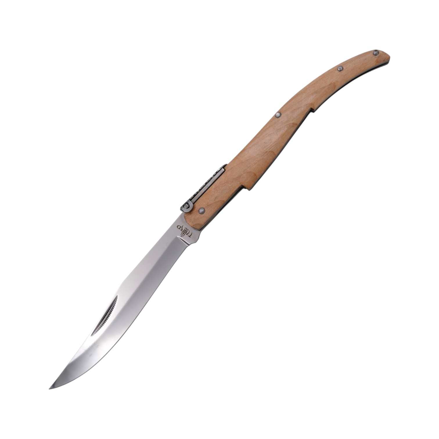 Canivete de catraca 11 cm Série Maple Wood com cabo em madeira de...