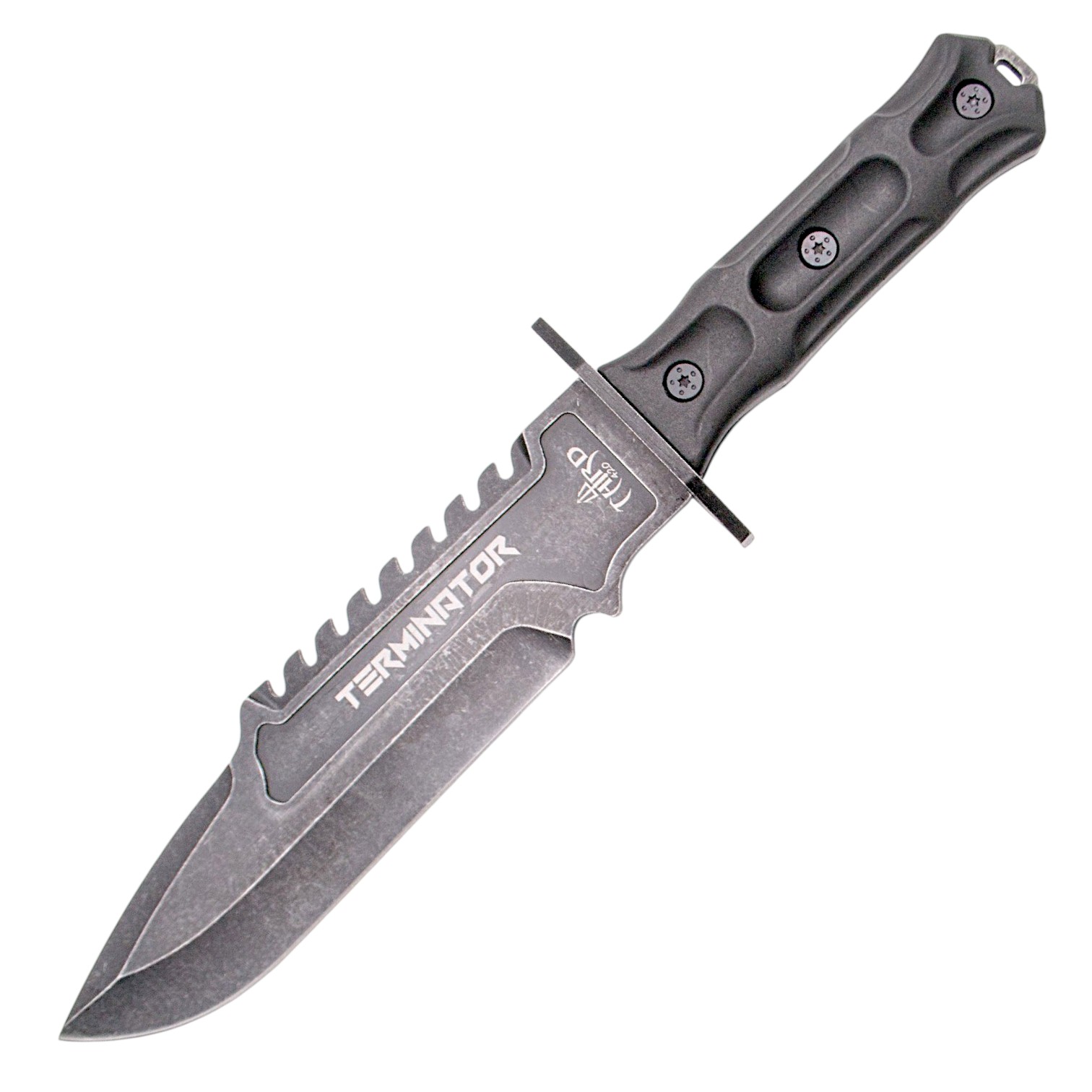 Cuchillo Táctico Terminator 35,5 cm de Acero 420 Acabado Piedra