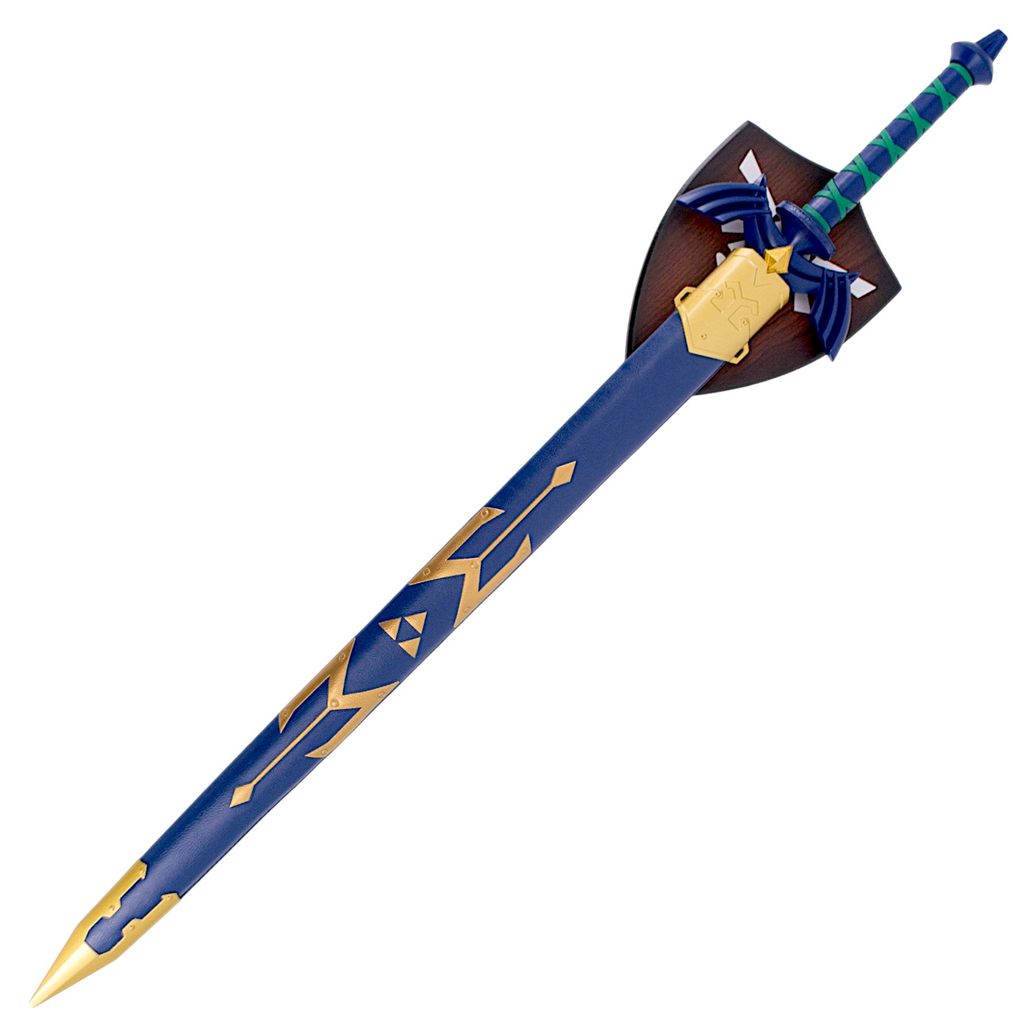 Replica decorativa blu di The Legend of Zelda da 100 cm con supporto