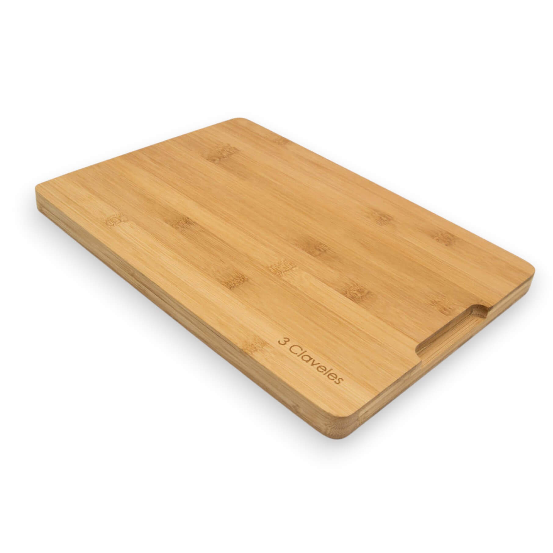 Tabla de corte de bambú 33 x 23 x 2 cm 3 Claveles