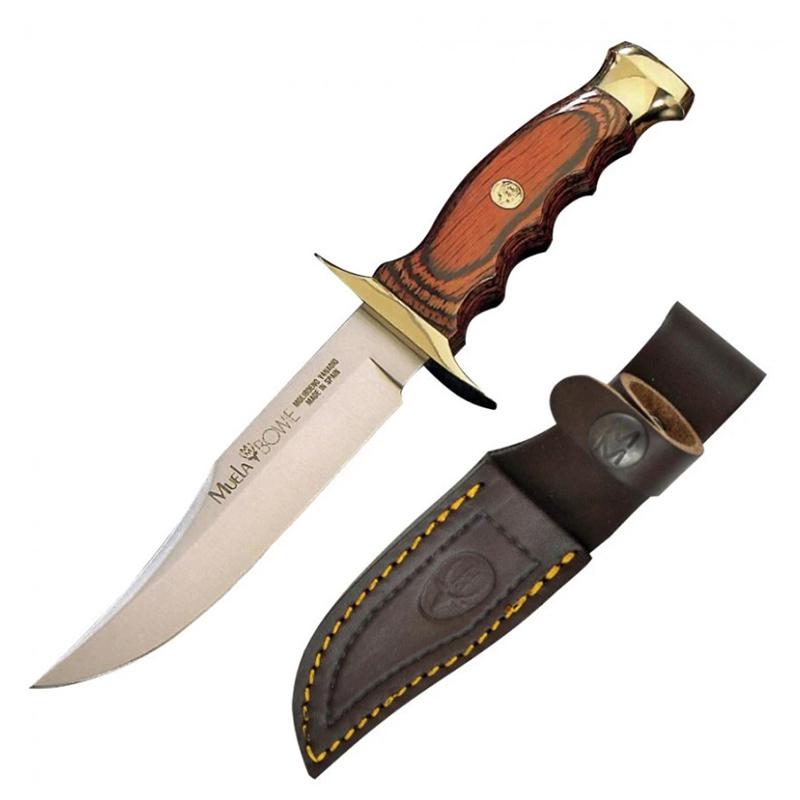 Cuchillo Bowie 14 Muela con mango de estamina y hoja de 14 cm