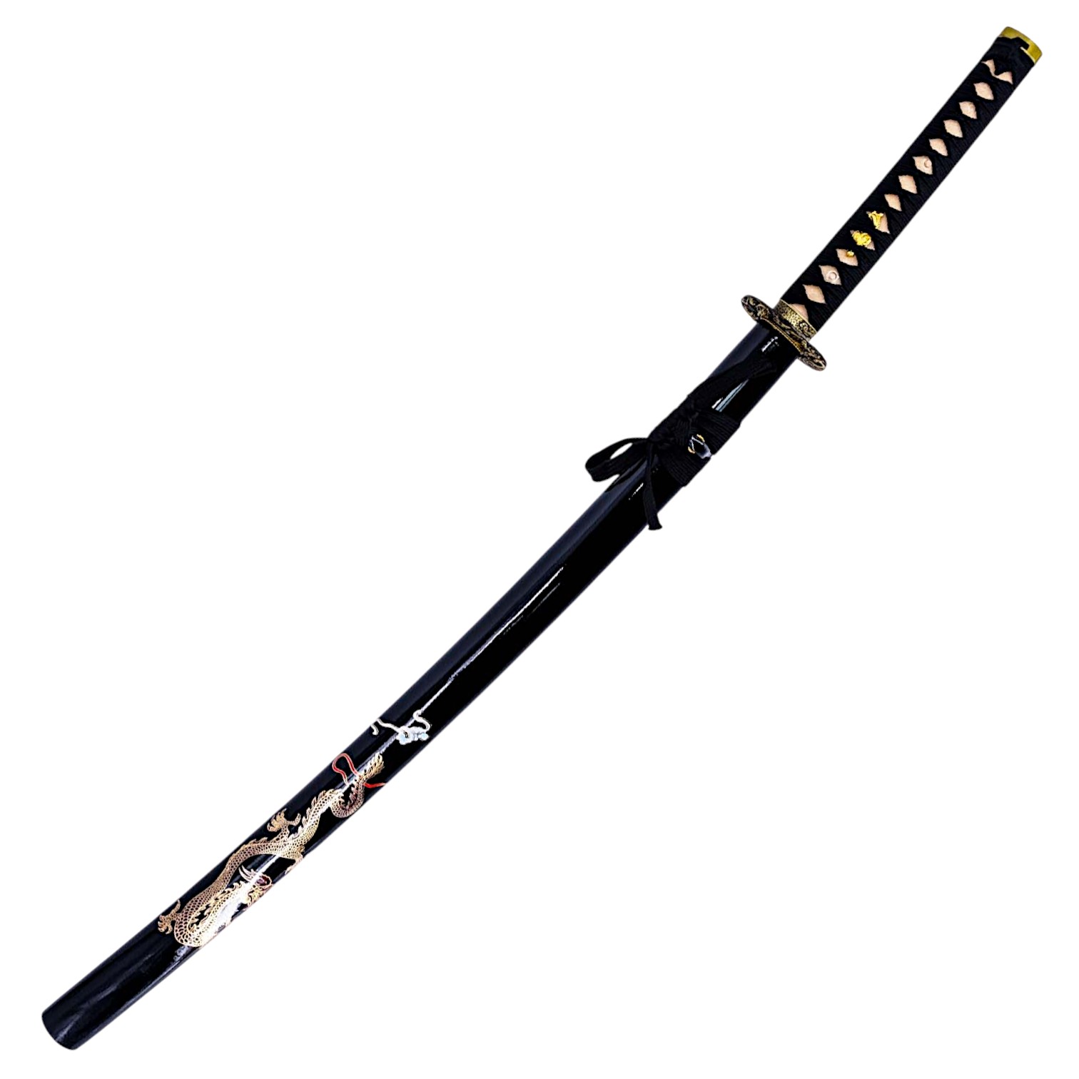 Katana Funcional Dragón Dorado