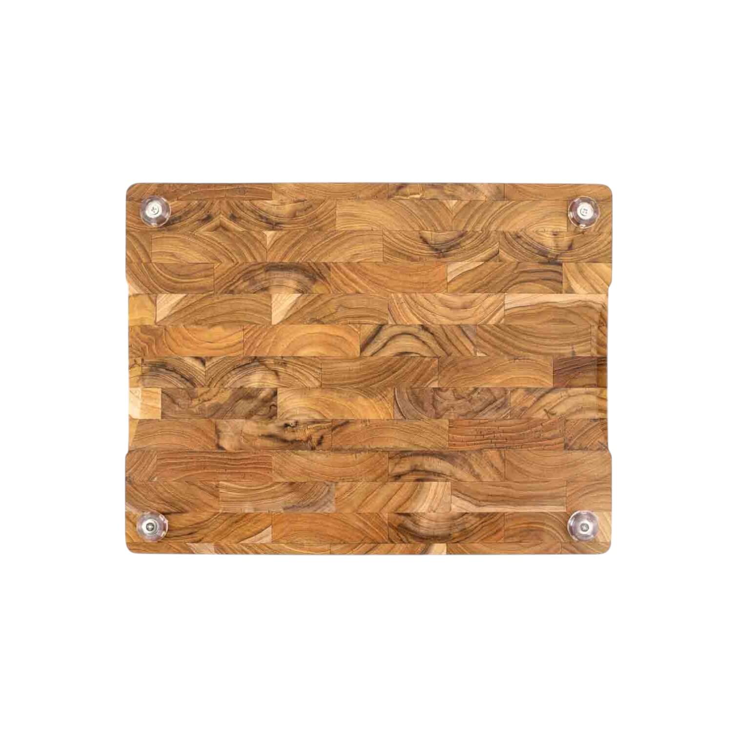 Tagliere in legno di teak 280x370x32 mm Arcos