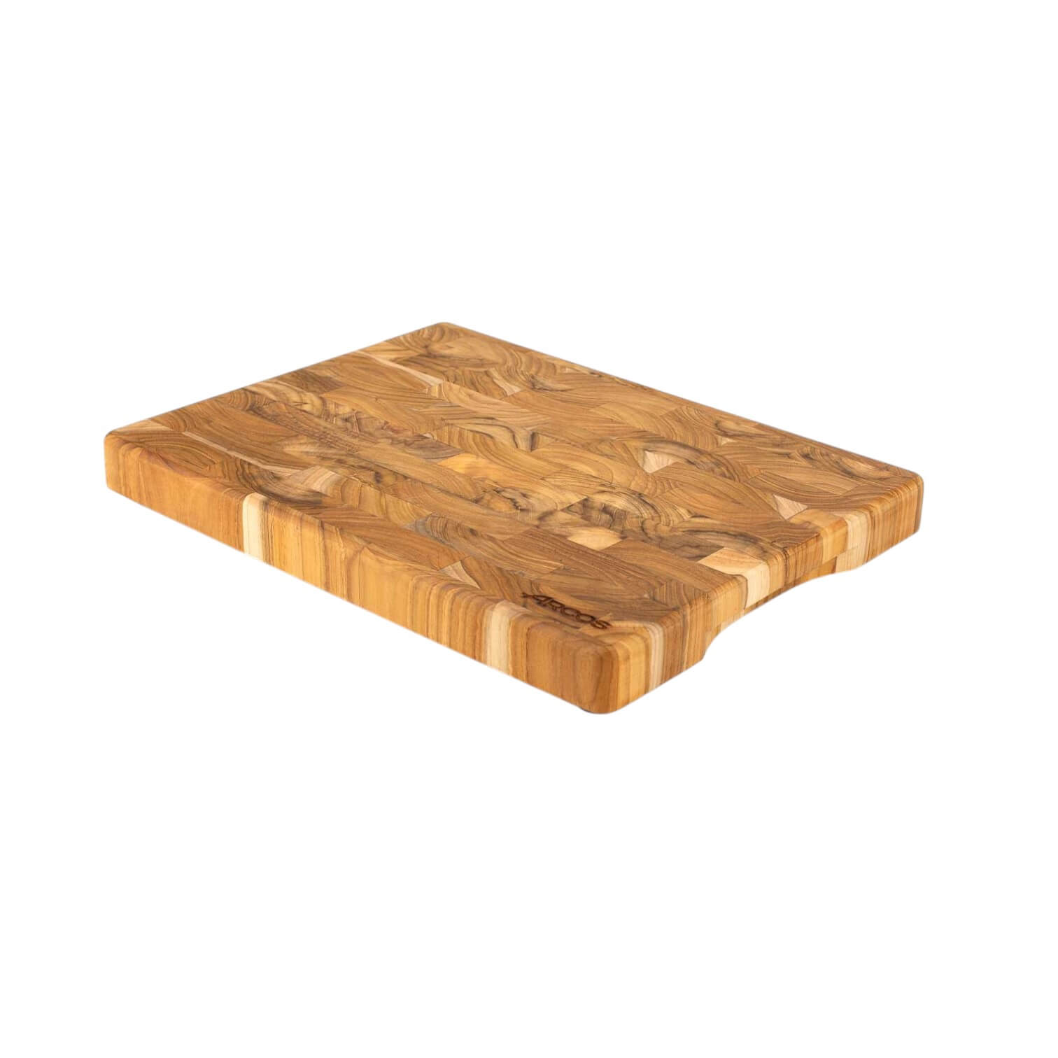 Tagliere in legno di teak 280x370x32 mm Arcos