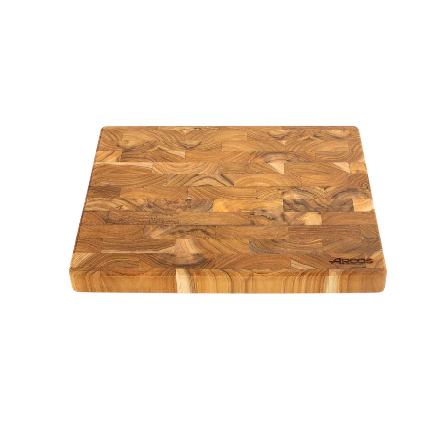 Tagliere in legno di teak 280x370x32 mm Arcos