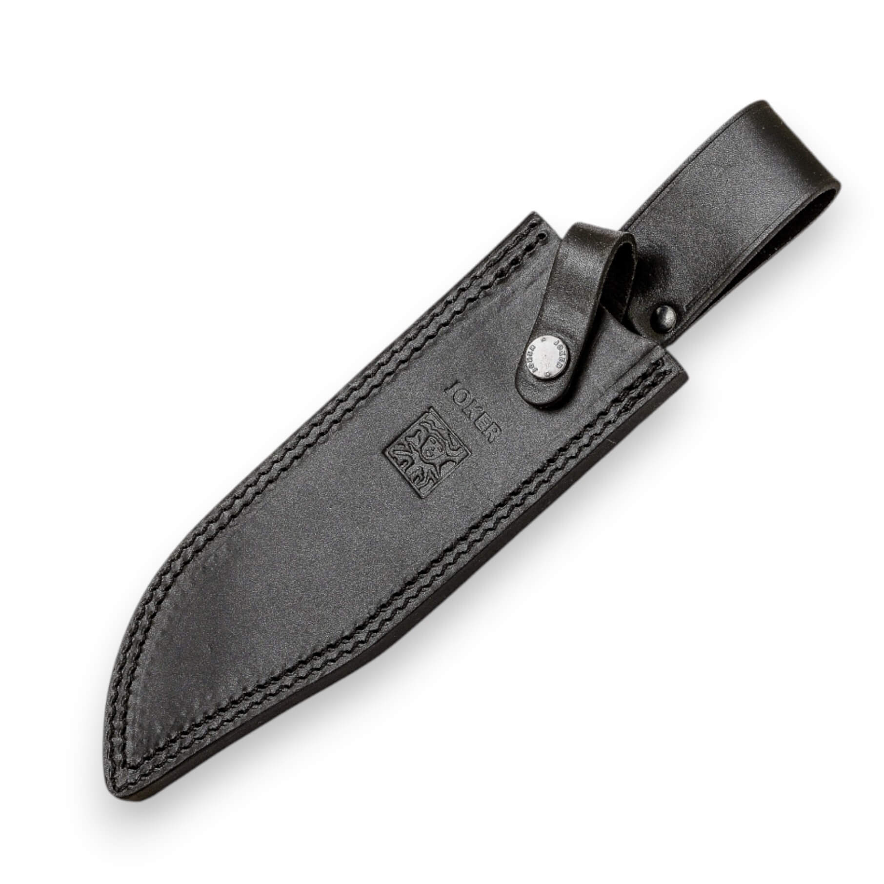 Joker Bush Camp Knife mit schwarzem Micarta-Griff und 20 cm langer Klinge