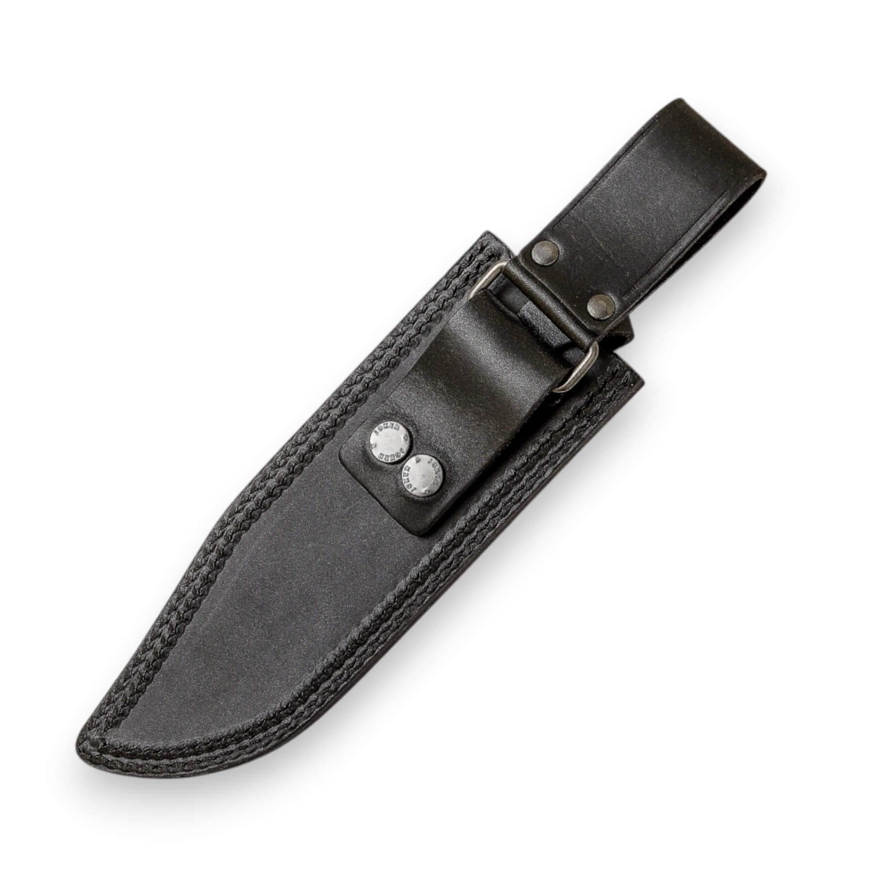 Joker Bush Camp Knife mit schwarzem Micarta-Griff und 20 cm langer Klinge