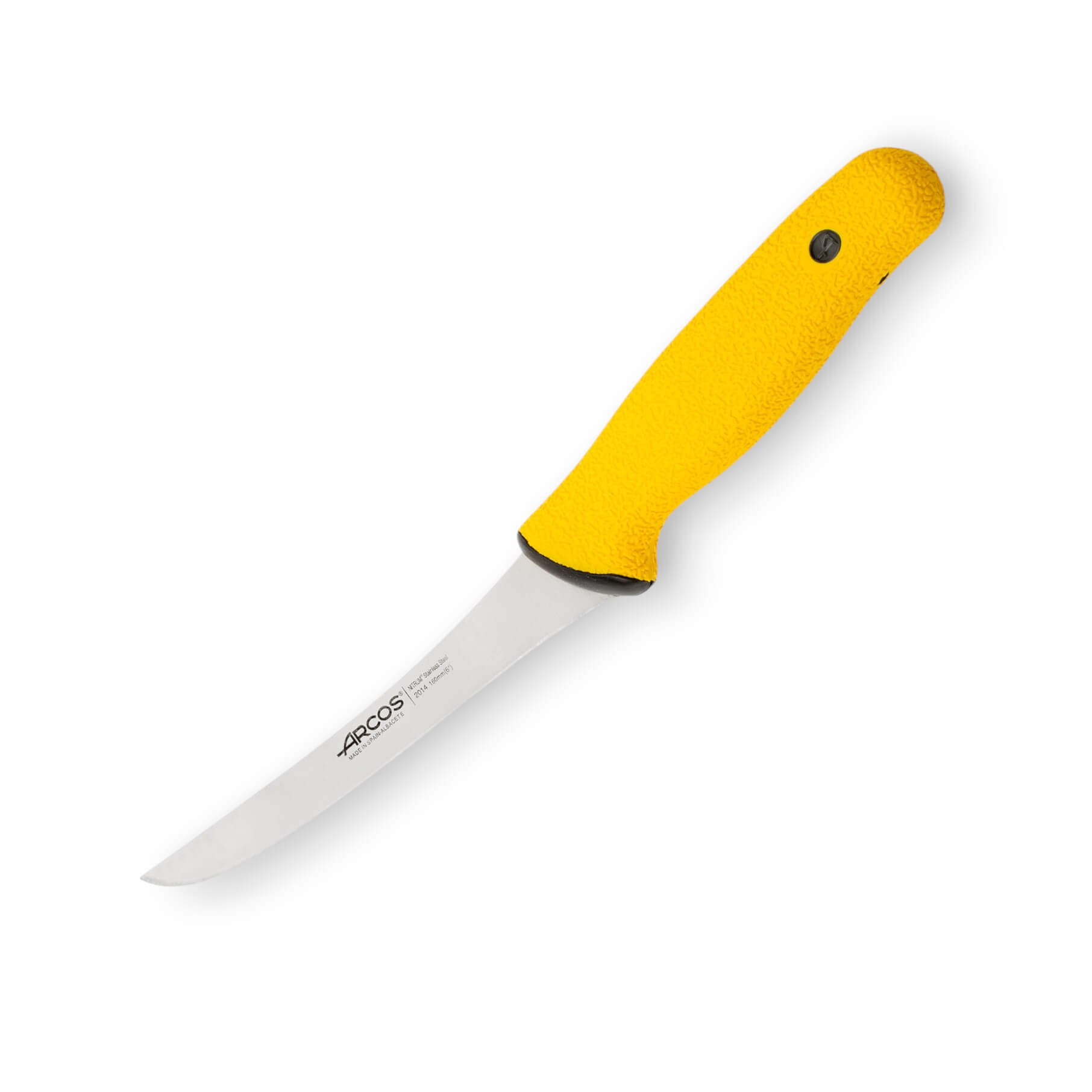 Cuchillo deshuesador curvo rígido 160 mm Arcos Duo Pro con mango ...