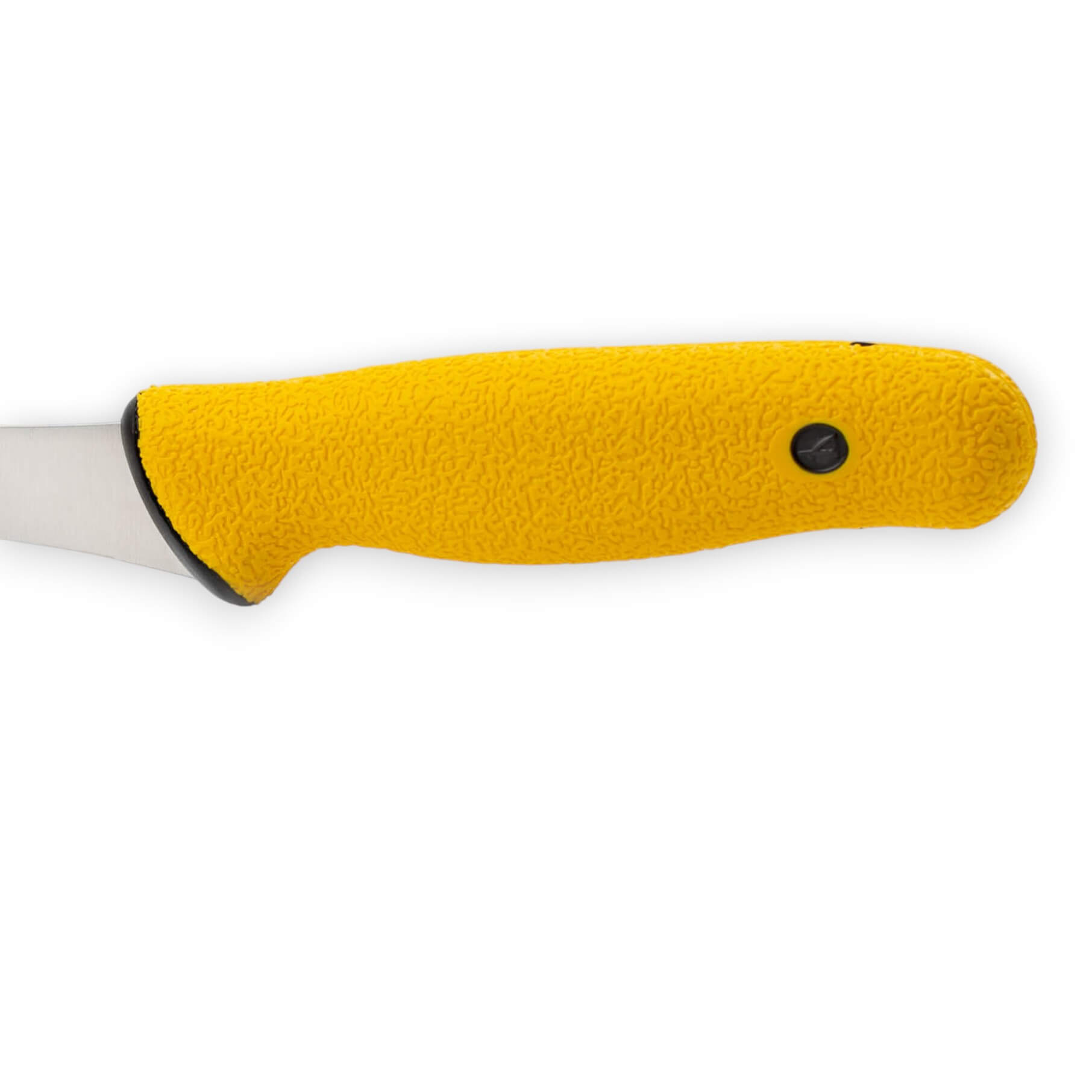 Arcos Duo Pro 160mm Semi-Rigid Curved Boning Knife with Beveled Tip and Yellow Handle