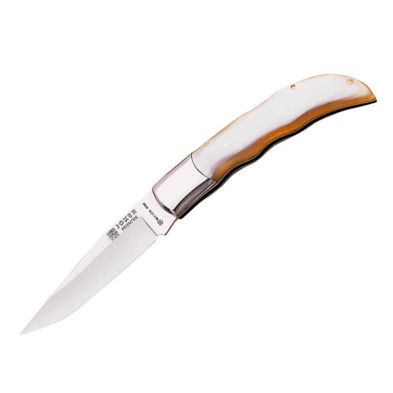 Navaja de campo Joker Pointer con mango de asta de toro y virola ...