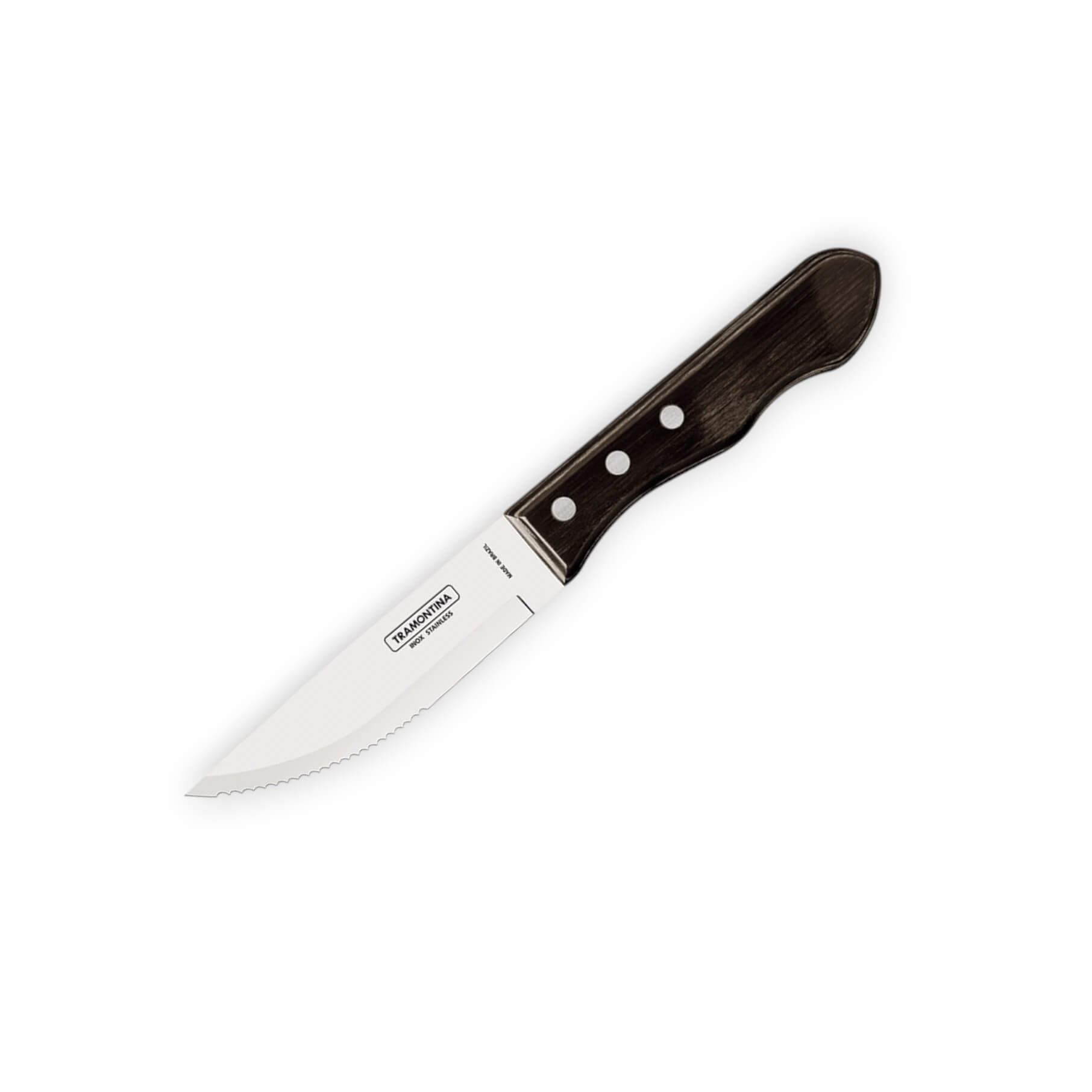 Cuchillo para carne Jumbo con hoja ancha y semi dentada de 12.5 c...