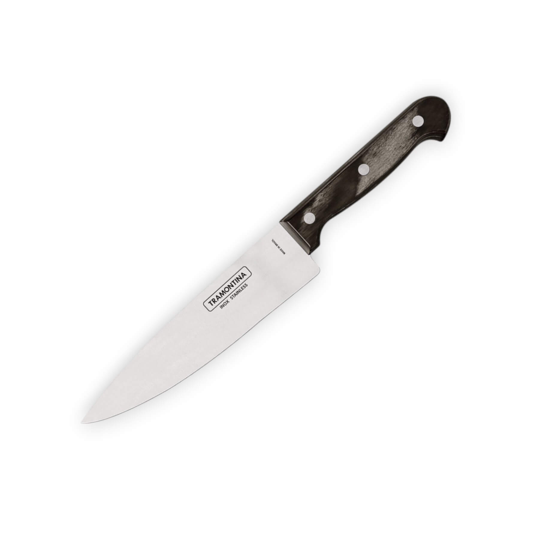 Cuchillo de chef con hoja de 18 cm Tramontina Polywood FSC marrón...