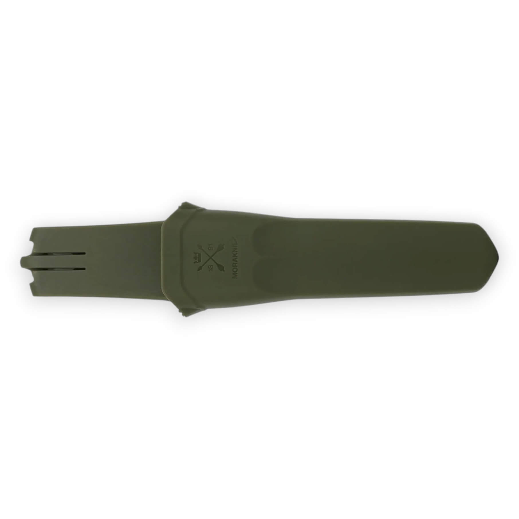 Couteau Morakniv Risberg S avec lame de 91 mm et manche en polypropylène vert foncéc 14548