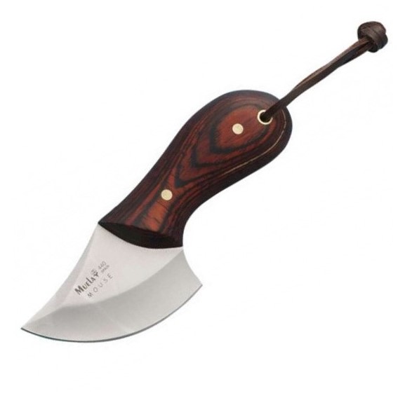 Faca de esfolar Muela Mouse com cabo stamina e lâmina de 5,5 cm