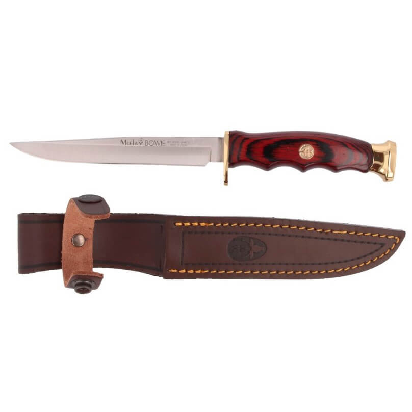 Faca de caça Muela BWF-14 com cabo de chifre de veado e lâmina de 14 cm