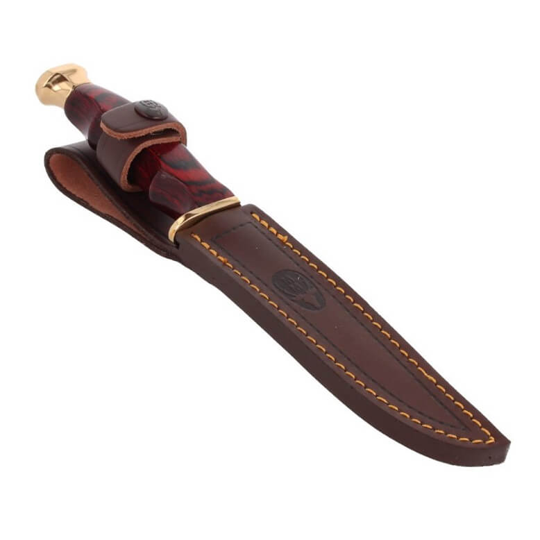 Faca de caça Muela BWF-14 com cabo de chifre de veado e lâmina de 14 cm