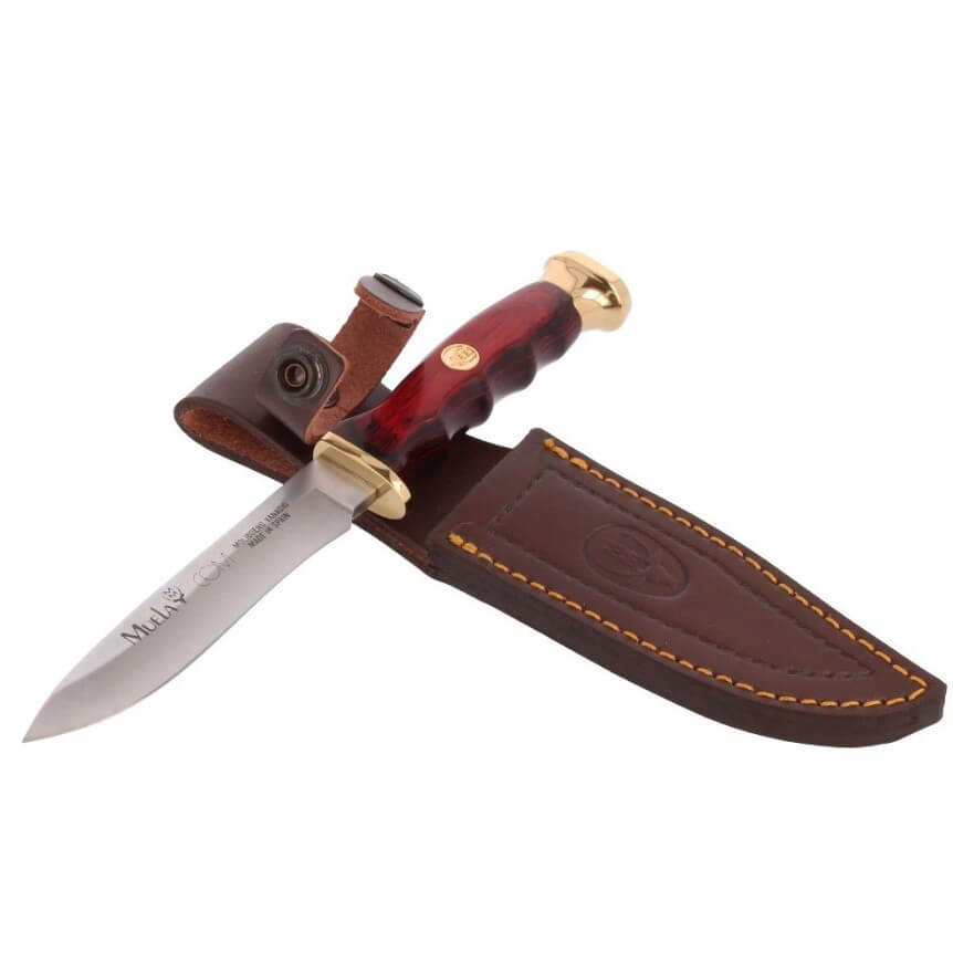 Muela COMF Jagdmesser mit Stamina-Griff und 10 cm Klinge aus Molybdän-Vanadium-Stahl