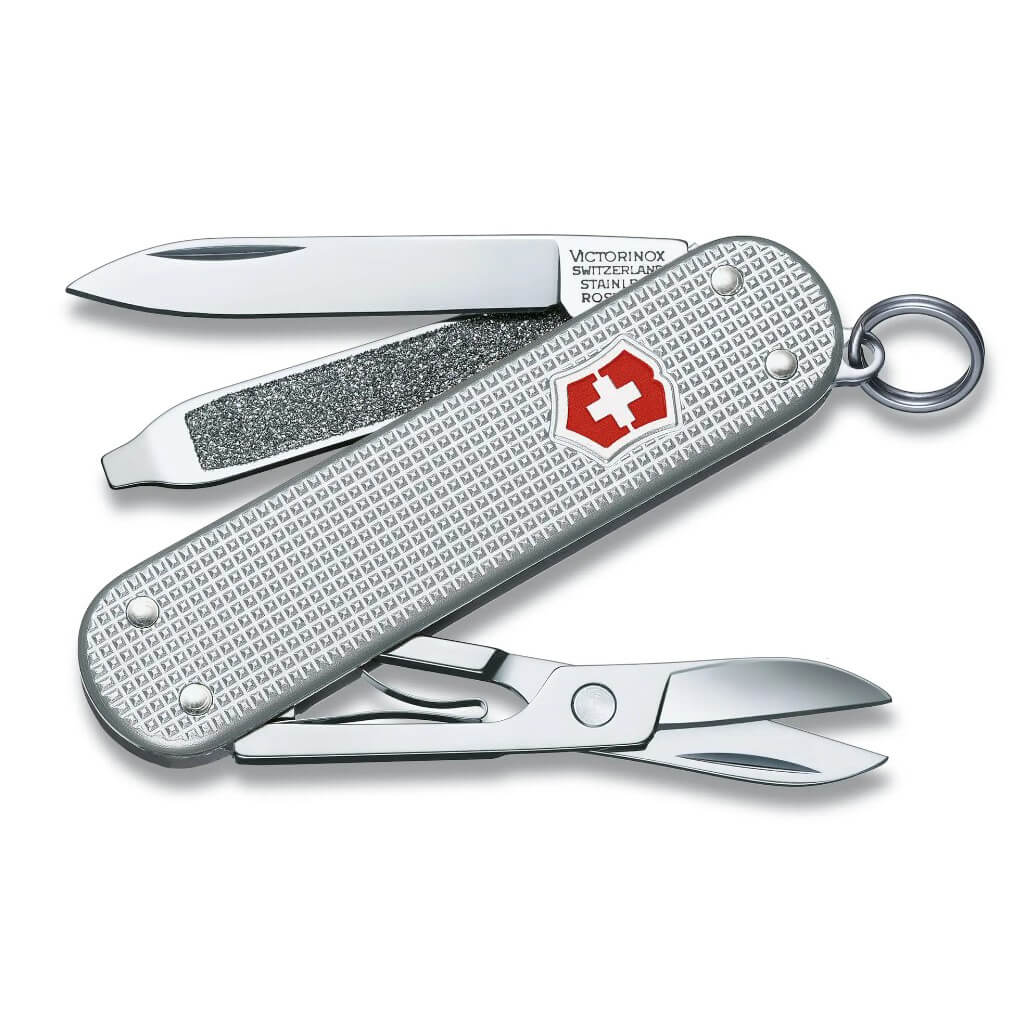 Navaja multiusos Classic SD Alox Victorinox gris