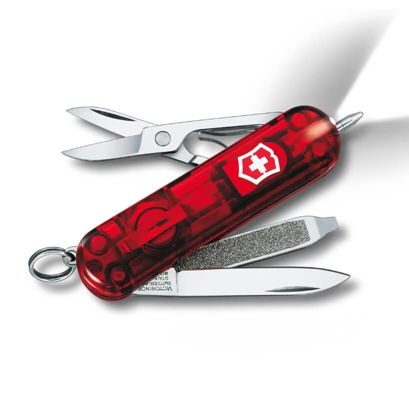 Navaja suiza Victorinox Signature Lite Rojo Oscuro con 7 funcione...