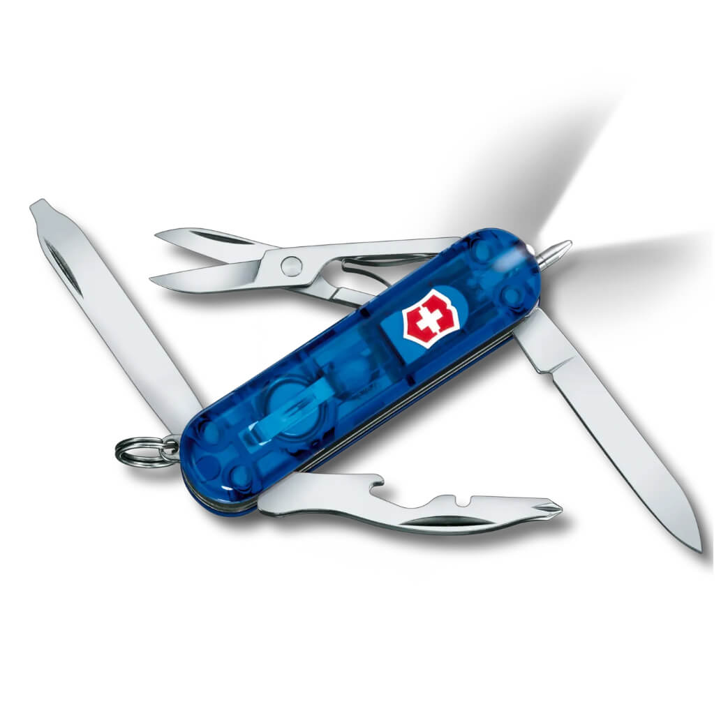 Victorinox Midnite Manager Blue Swiss Army Knife with 10 function...