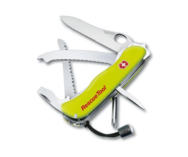 Victorinox Rescue Tool jaune fluo avec lame verrouillable