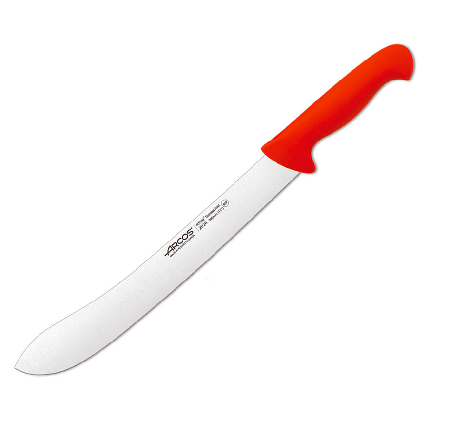Arcos 2928 butcher knife with polypropylene handle and 30 cm blade