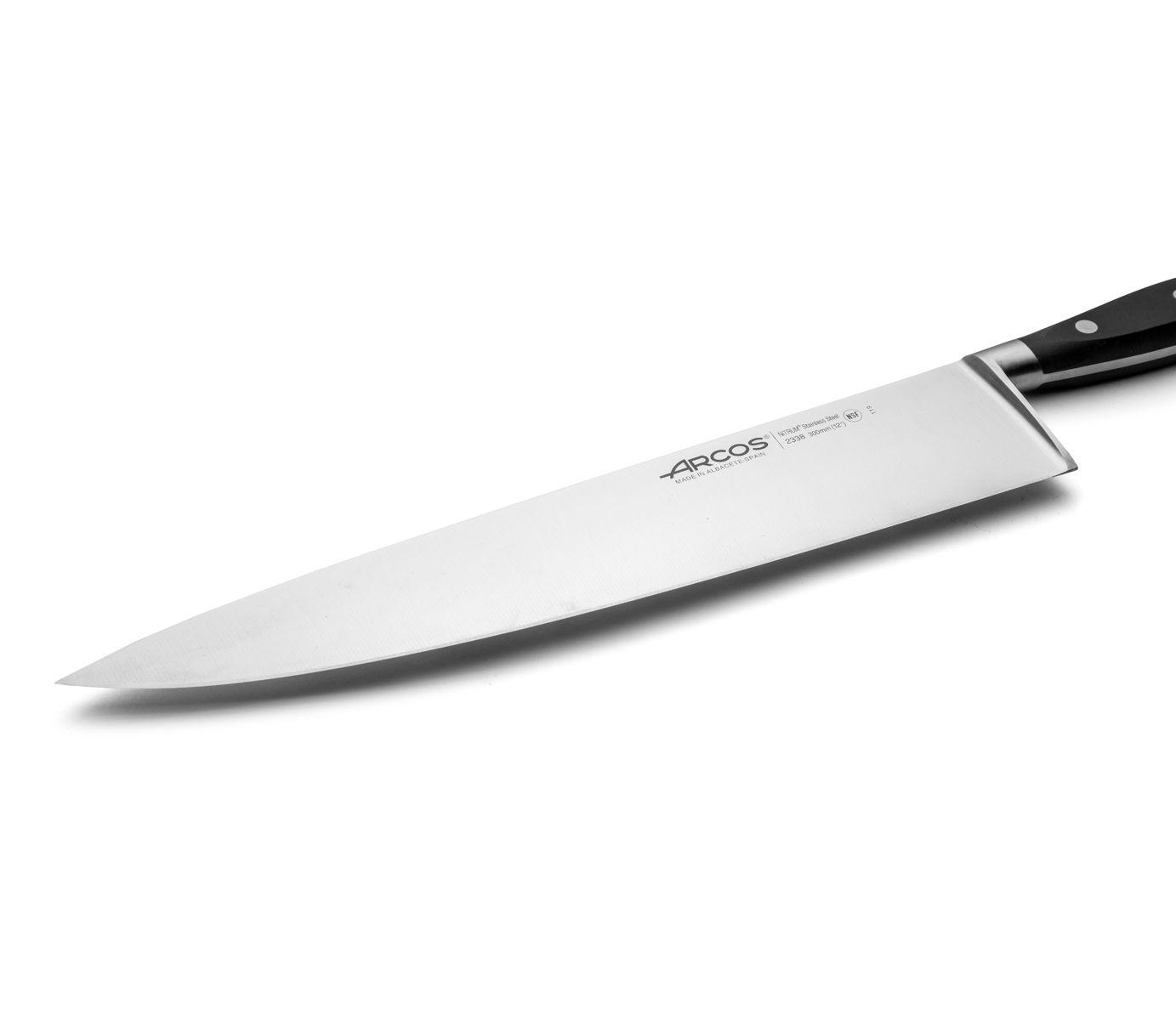 Arcos Riviera black chef's knife with 30 cm NITRUM steel blade