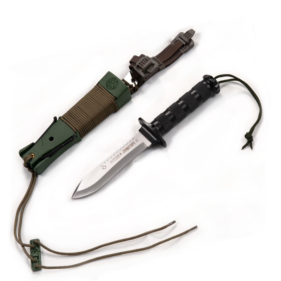 Cuchillo militar Aitor Jungle king II con hoja satinada de 13.5 cm 16012