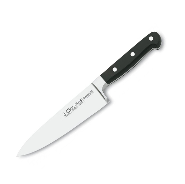 Cuchillo cocinero forjado con mango de POM y hoja de 20 cm
