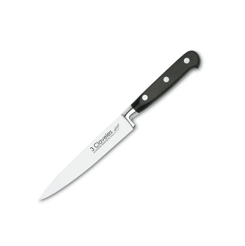 Couteau à filet forgé 3 Claveles avec lame de 15 cm et manche POM