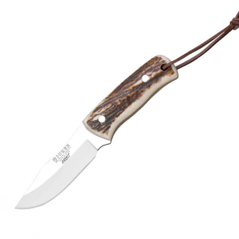 Cuchillo de caza Joker Rabbit con mango de asta de ciervo