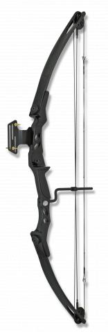 Graphitfarbener Compoundbogen Albainox