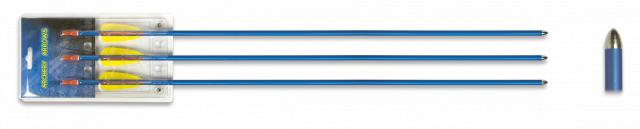 Blister pack of 3 29" shafts