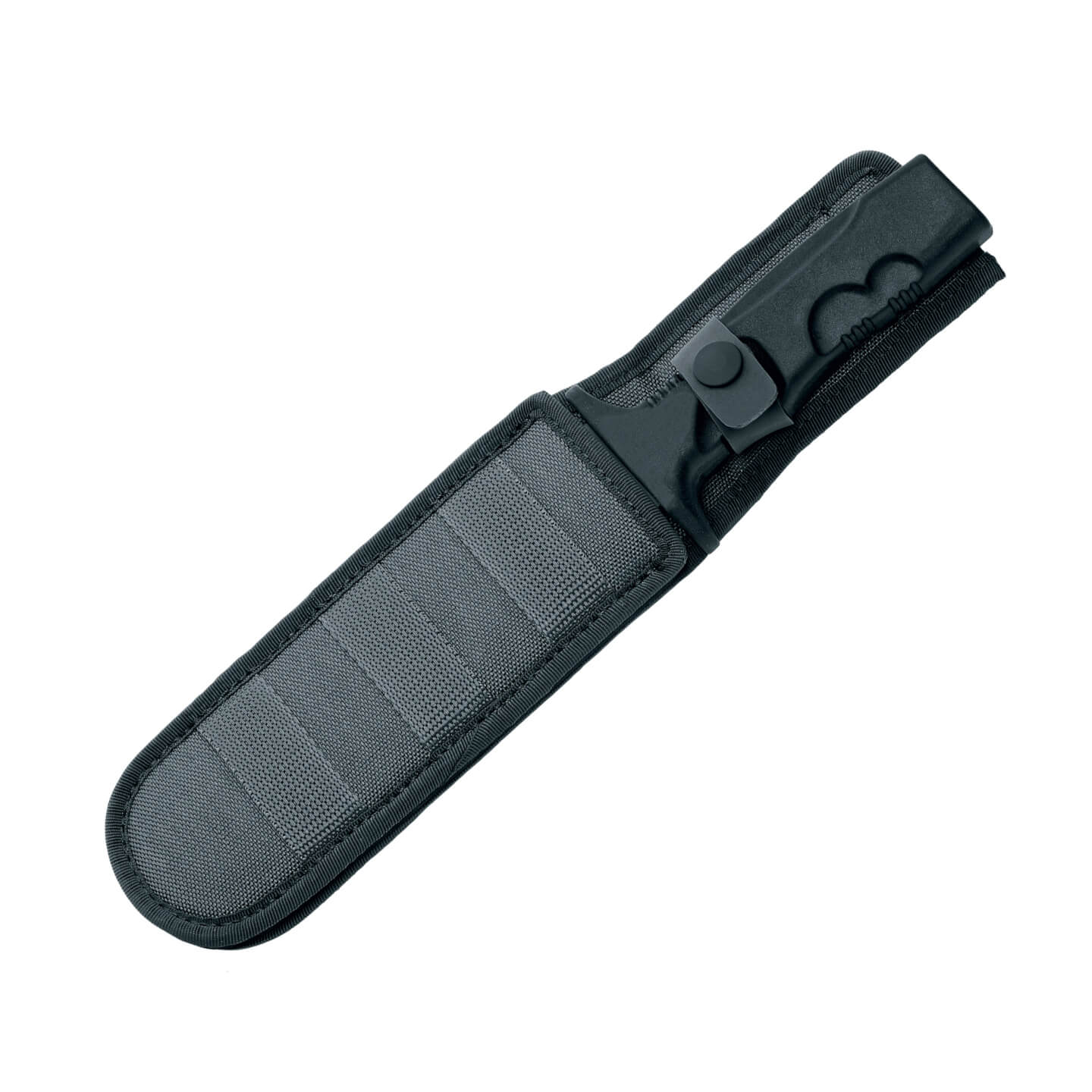 Cuchillo táctico Fox Military Taranis con mango de Forprene negro y hoja de N690Co