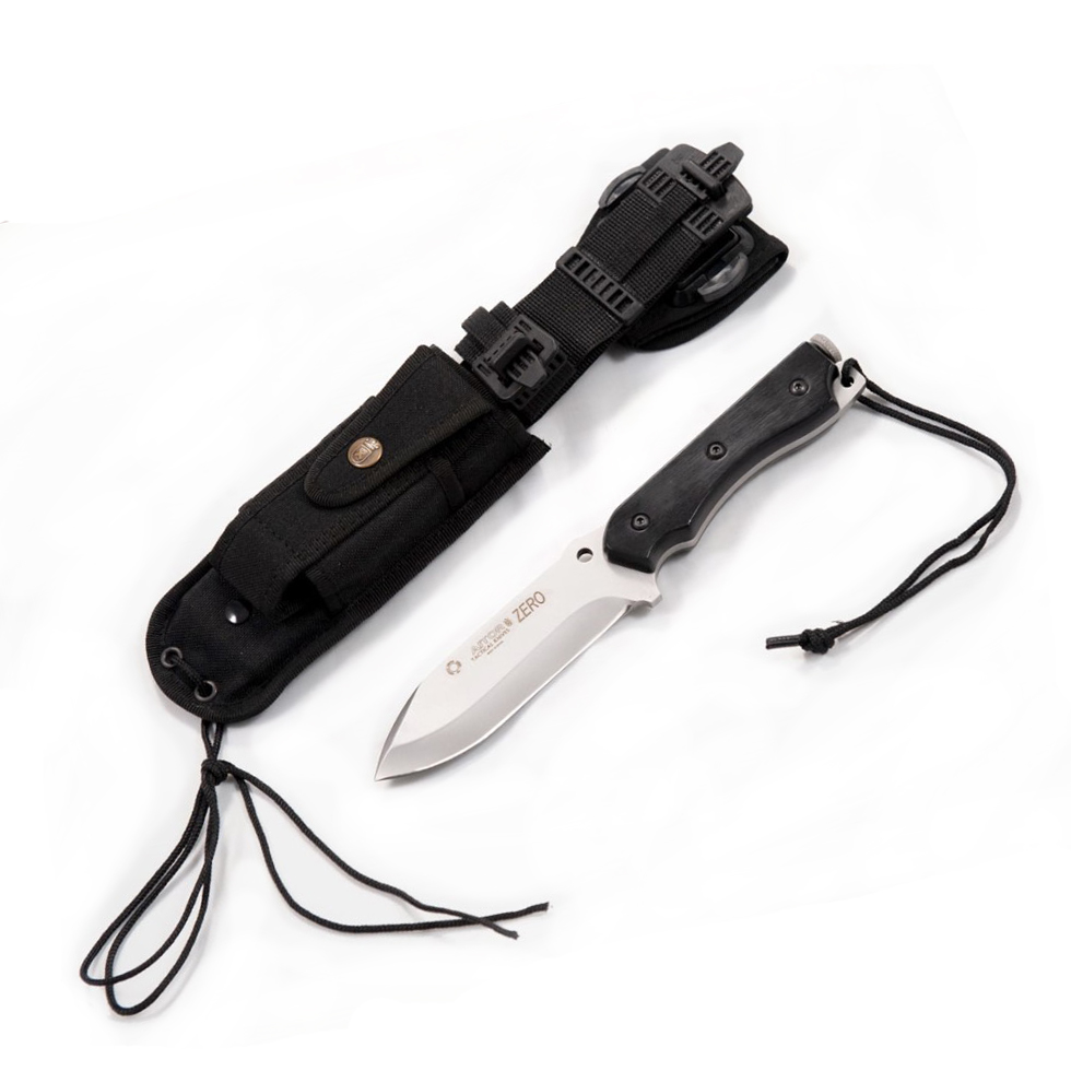 Cuchillo militar Aitor Zero White con hoja satinada de 12 cm 16126