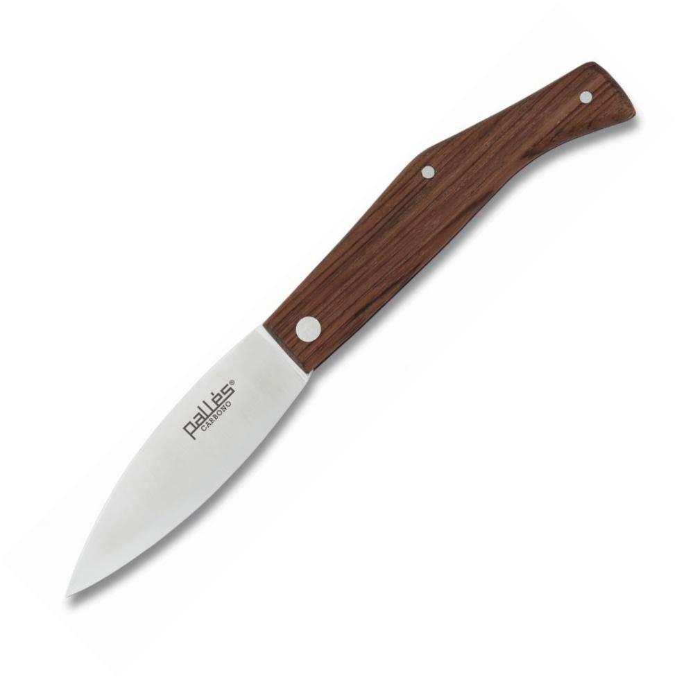 Navaja PALLES Nº2 con cachas de madera, bloqueo de pistón y hoja ...