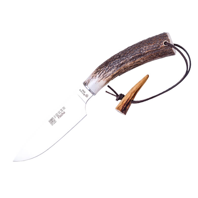 Cuchillo deportivo Joker Flecha con mango de asta de ciervo con h...
