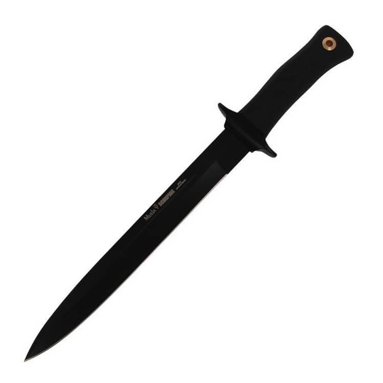 Muela Scorpion-26N hunting knife with black rubber handle and 26 ...