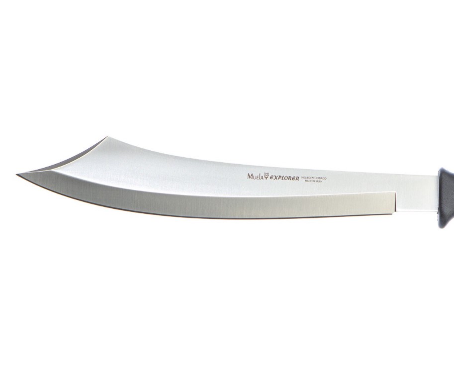 Machette Muela Explorer-32G avec manche en caoutchouc noir et lame de 32 cm